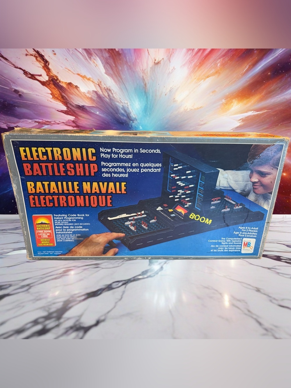 1982 Electronic Battleship Game by Milton Bradley *Complete* Working Great Cond